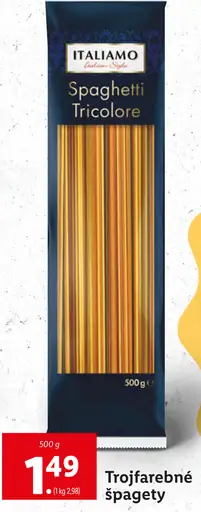 Italiamo Spaghetti Tricolore