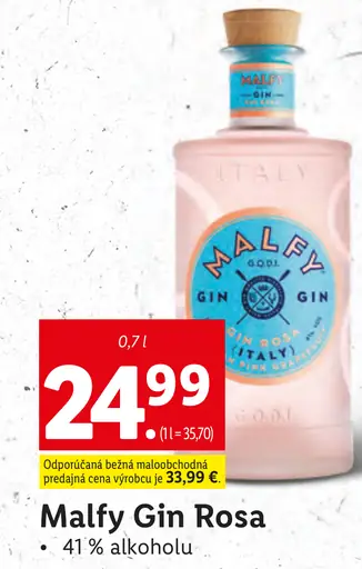 Malfy Gin Rosa