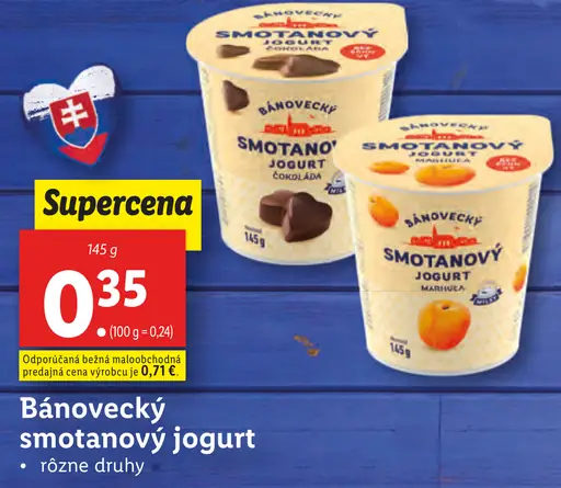 Bánovecký smotanový jogurt