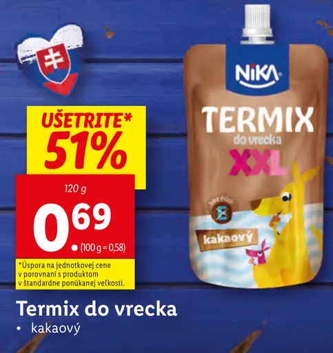 Nika termix do vrecka