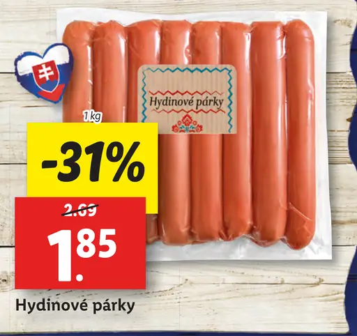 Hydinové párky
