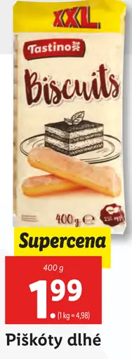 Tastino dlhé piškóty