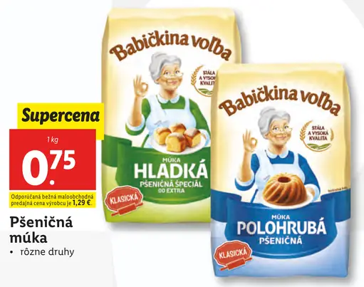 Babičkina voľba pšeničná múka hladká