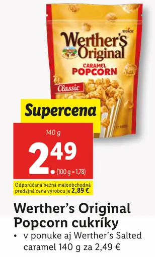Werther's Original Popcorn