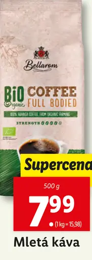 Bellarom Bio Mletá káva