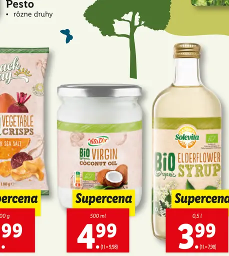 Vita D'or Bio Kokosový olej