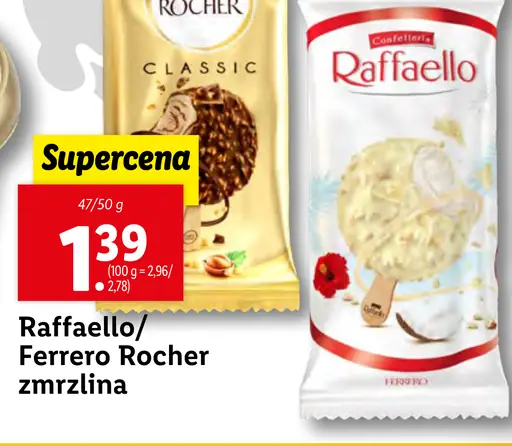 Raffaello/Ferrero Rocher zmrzlina