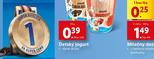 Pilos Detský jogurt