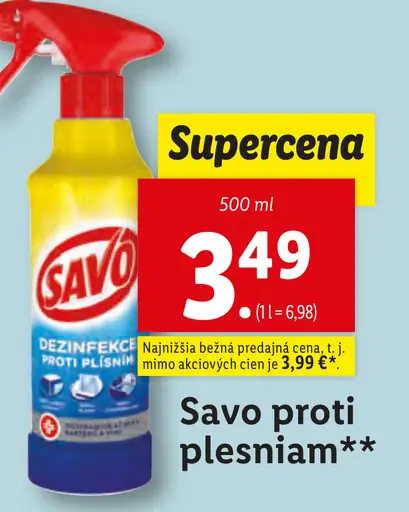 Savo Proti plesniam
