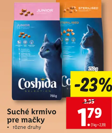 Coshida Suché krmivo pre mačky