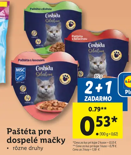 Coshida Paštéta pre dospelé mačky