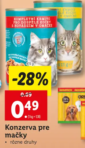 Coshida Konzerva pre mačky