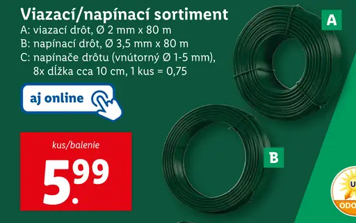 Viazací/nápinací sortiment