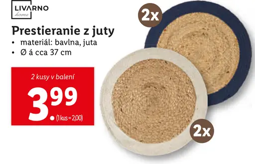 Livarno Prestieranie z juty
