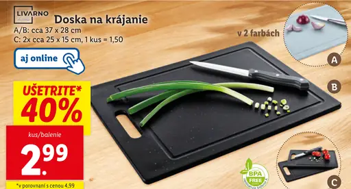 Livarno Doska na krájanie