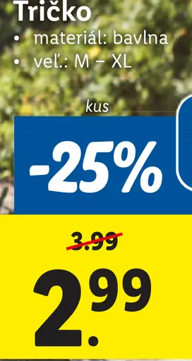 Esmara LIVERGY tričko