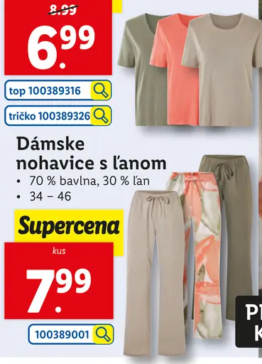 Esmara Dámske nohavice
