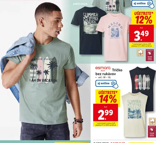 Esmara MEN Tričko bez rukávov