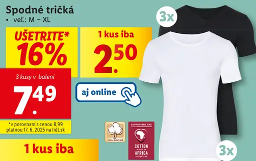 Livergy Spodné tričká