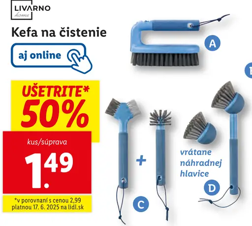 Livarno Home Kefa na čistenie