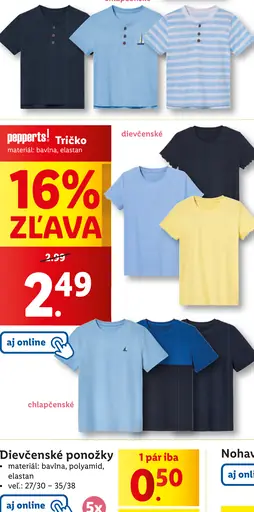 Chlapčenské tričko