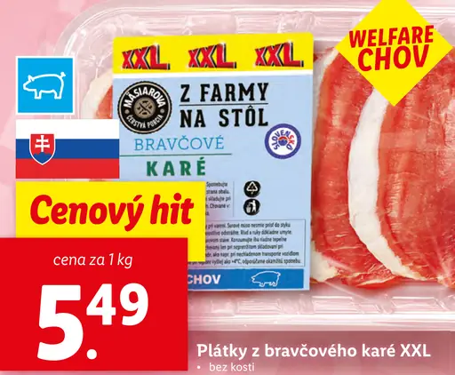 Z farmy na stôl bravčové karé