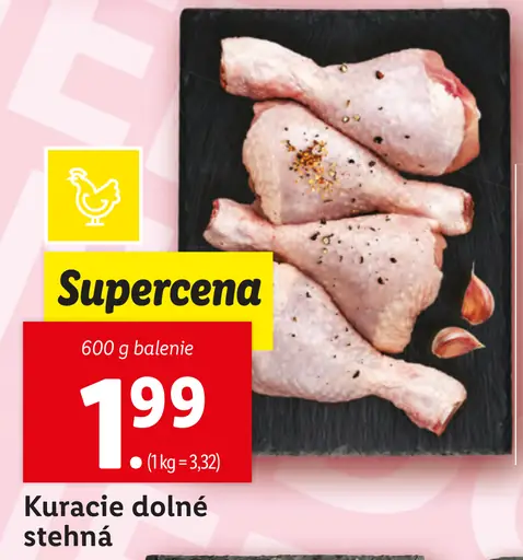 Kuracie dolné stehná