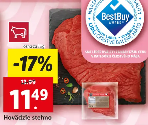 Hovädzie stehno