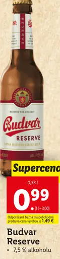 Budvar Reserve
