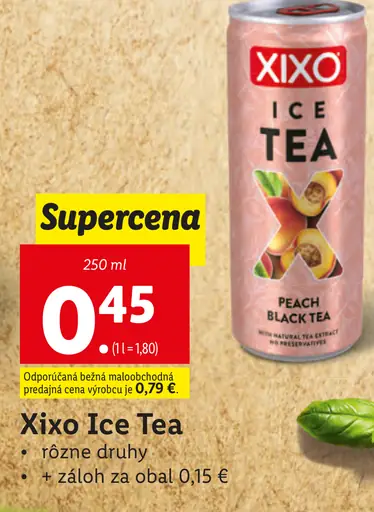 XIXO Ice Tea plechovka