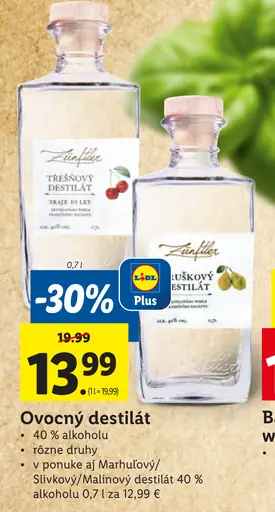 Zimne fruity Ovocný destilát