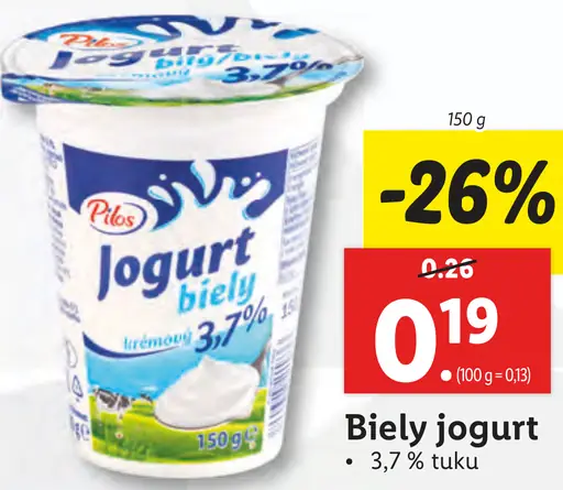 Pilos Biely jogurt