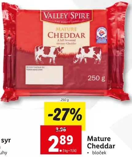 Valley Spire Mature Cheddar