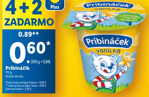 Pribináček Vanilka