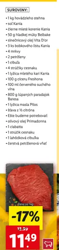 Hovädzie stehno