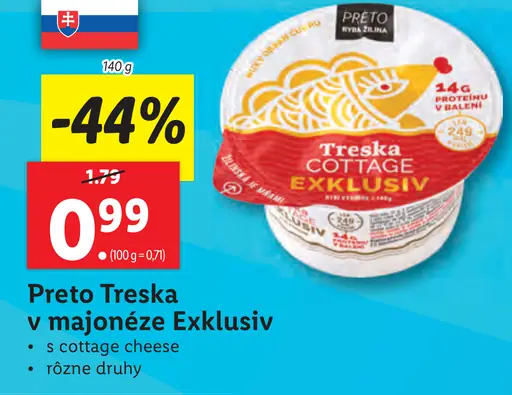 Preto treska v majonéze