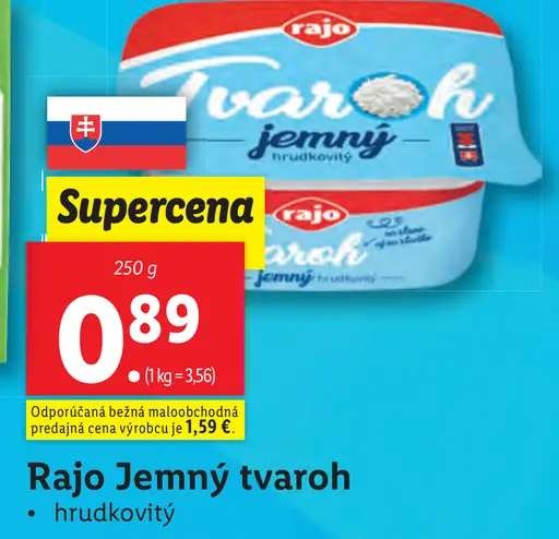 Rajo Jemný tvaroh hrudkovitý