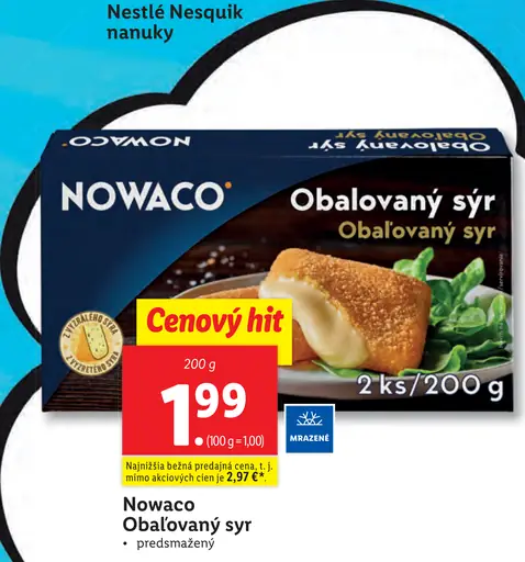 Nowaco Obalovaný syr