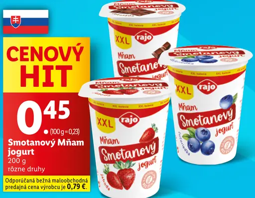 Rajo Mňam Smotanový jogurt nugát