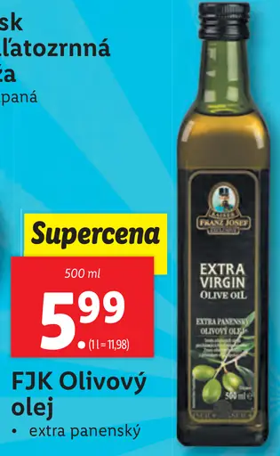 FJK Olivový olej extra panenský