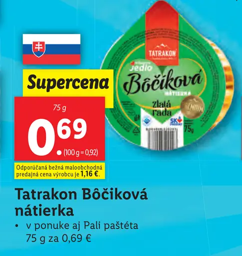 Tatrakon Bôčiková nátierka