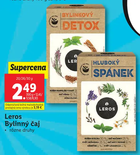 Leros Sypaný bylinný čaj
