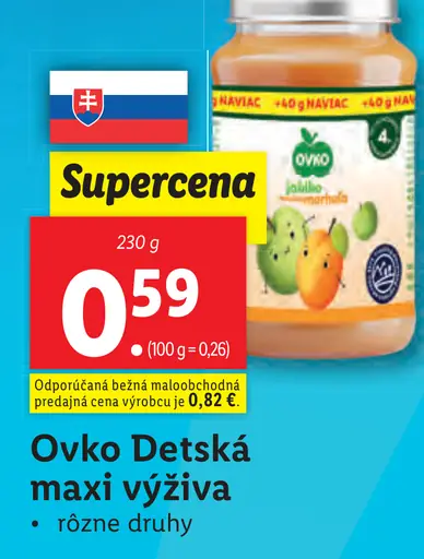 Ovko Detská maxi výživa