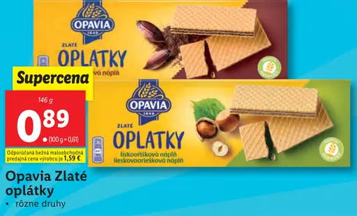 Opavia Zlaté oplátky