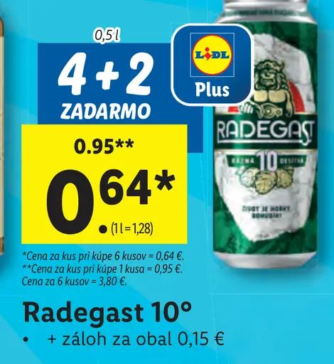 Radegast plechovka