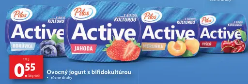 Pilos Ovocný jogurt s bifidokultúrou