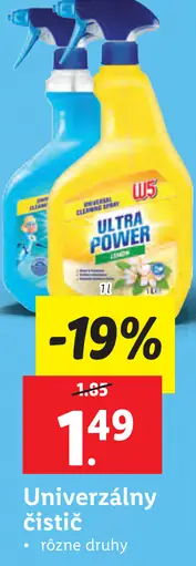 W5 Univerzálny čistič