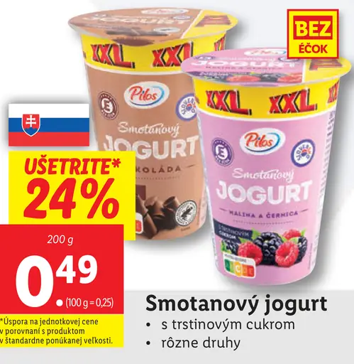 Pilos Smotanový jogurt