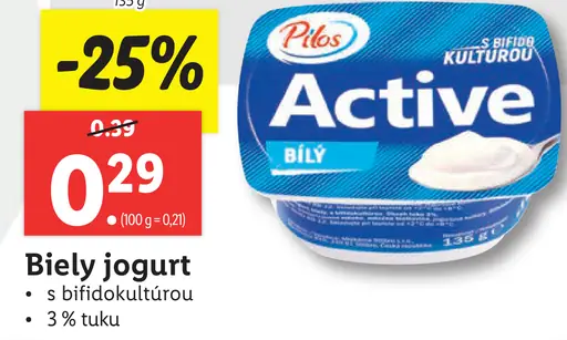 Pilos Biely jogurt