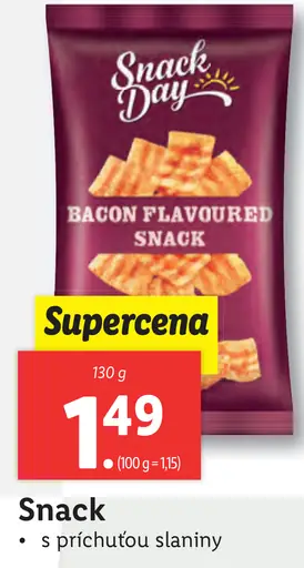 Snack Day Bacon Flavoured Snack